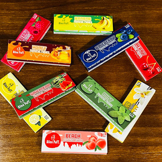 👽 Alien 78mm 1 1/4 size mixed flavor Rolling paper 水果口味 捲菸紙