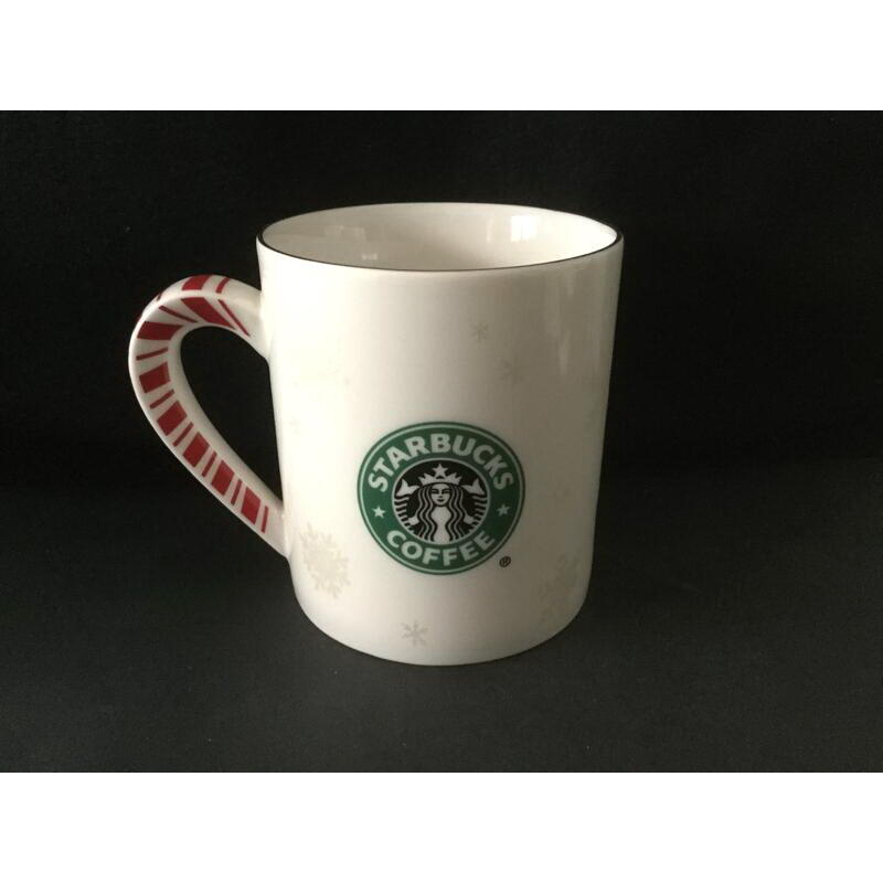 (96)(星巴克 Starbucks2001年聖誕節拐杖糖造型馬克杯 )