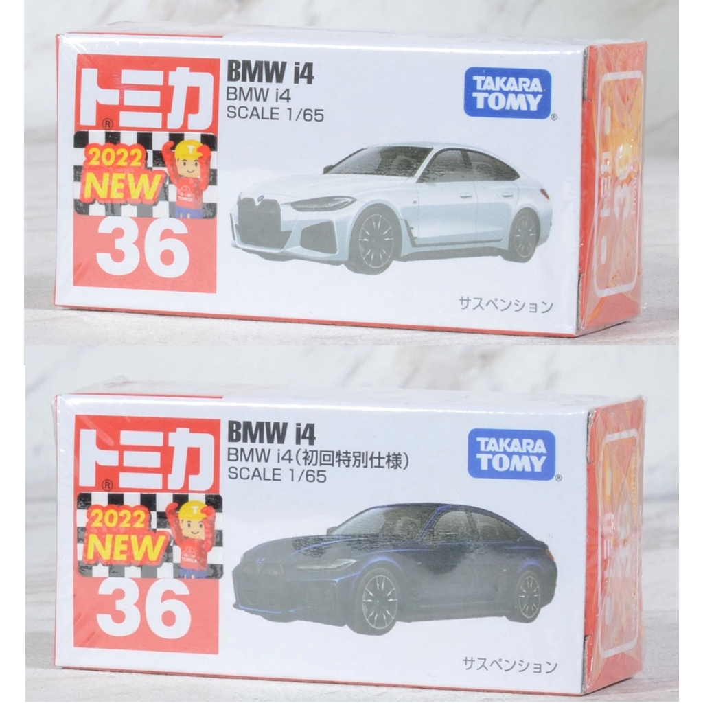 TOMICA 多美小汽車 NO.36 BMW i4 一般 初回 寶馬新車【新車貼】正版代理 全新未拆