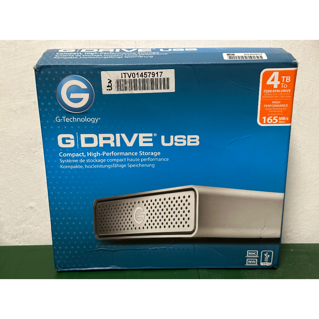 SanDisk G-DRIVE USB3.0 G1 4TB  3.5吋外接硬碟