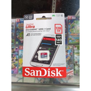 全新NS~Sandisk128G記憶卡（速度140）永久保固