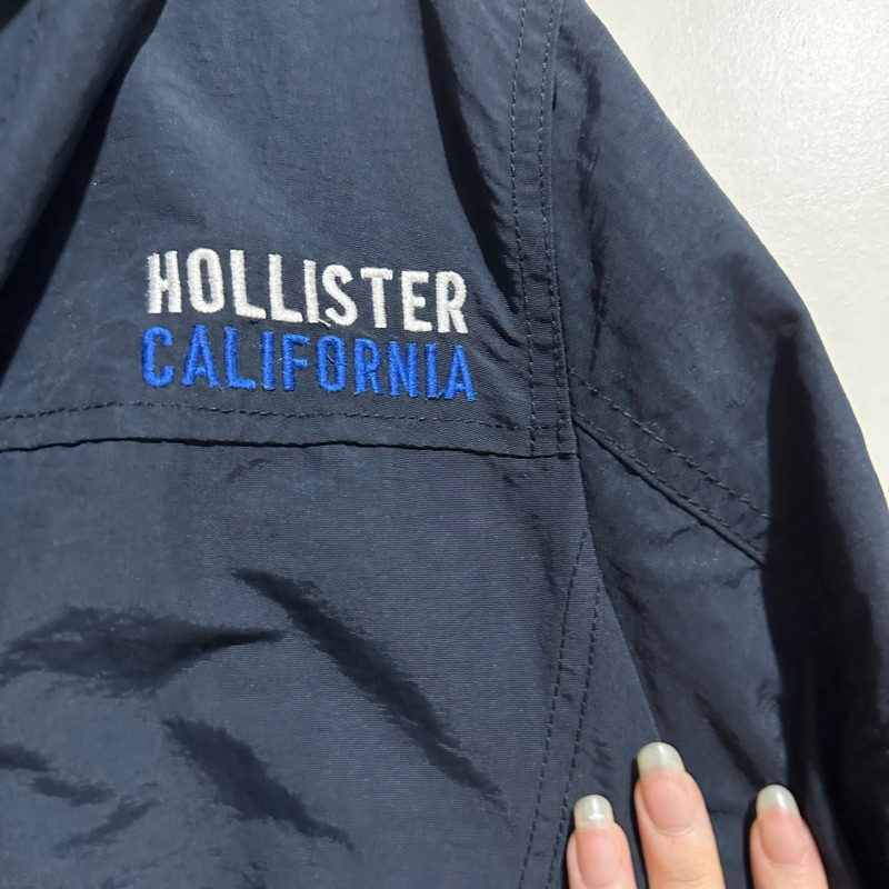 Hollister California 高領防風防水厚外套