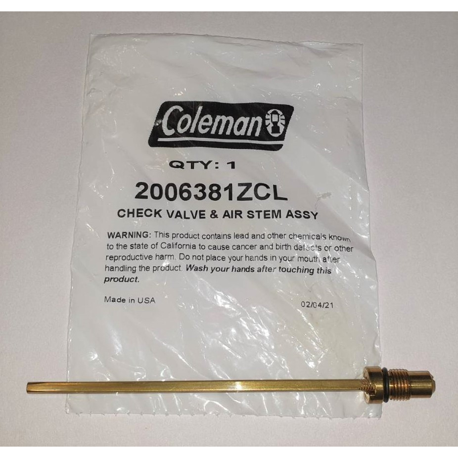 美國原廠 Coleman 逆止閥 原廠料號 2006381ZCL現貨不必等