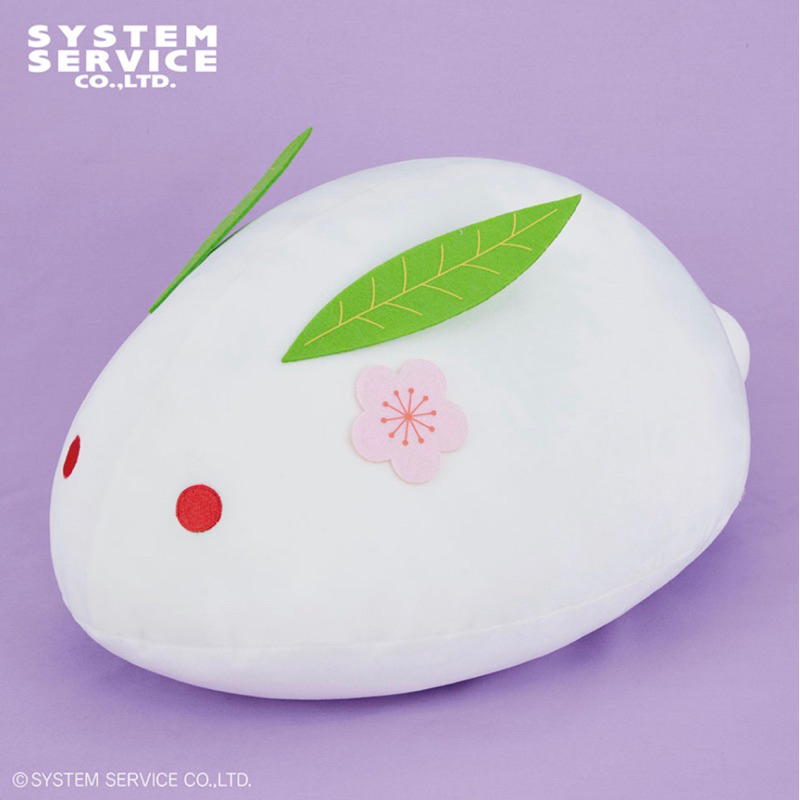 日本景品 雪兔 柔軟 白胖胖 兔年 兔子 小白兔 玩偶 娃娃