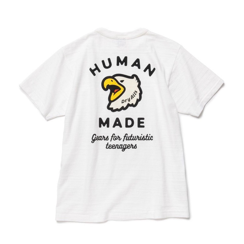 〖LIT-select〗Human Made 22FW Graphic 背面老鷹 小口袋 短T
