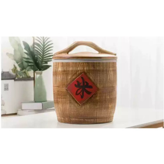 景德鎮米桶家用30斤斤陶瓷小米缸帶蓋子老式密封米字