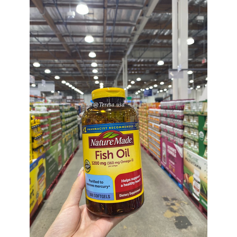 ［美國🇺🇸好市多］現貨‼️最新效期 萊萃美魚油 Nature Made 高單位 Fish Oil 300粒/200粒