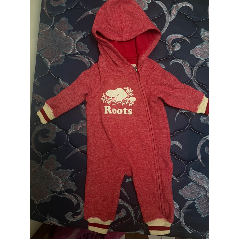 roots紅色包屁衣