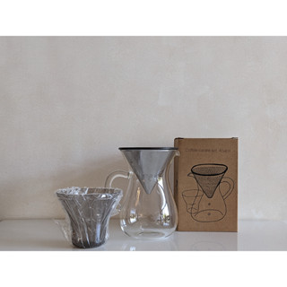 KINTO SLOW COFFEE 不鏽鋼濾網咖啡壺 約2人份