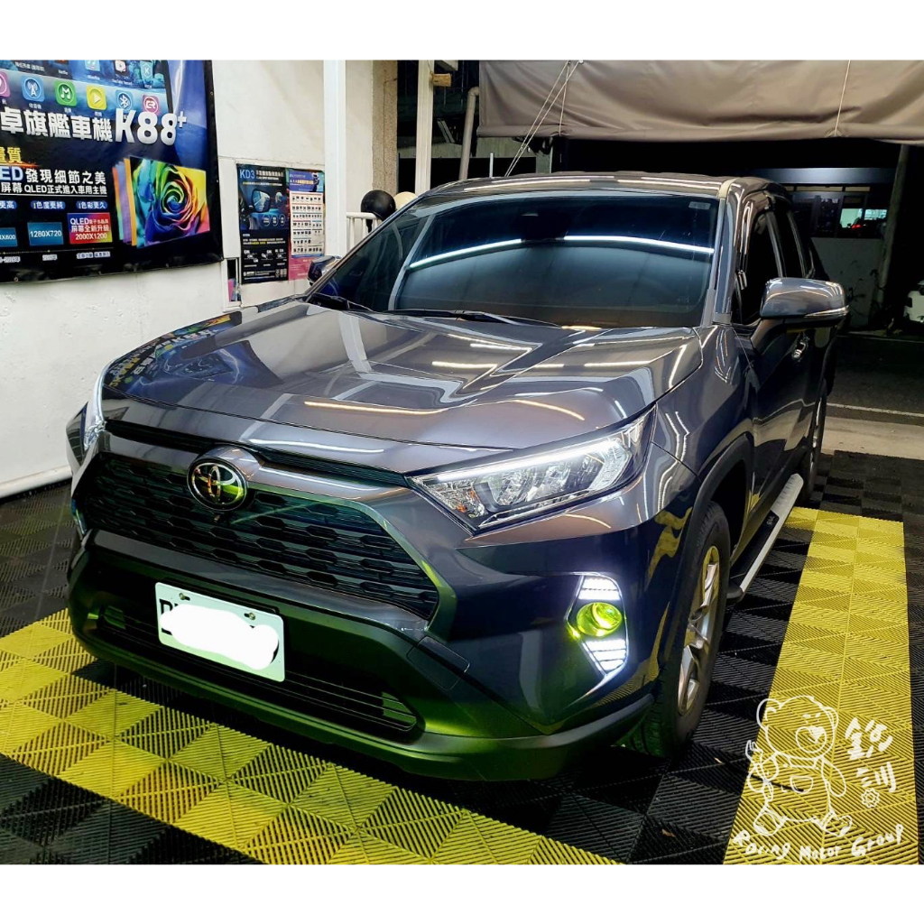 銳訓汽車配件精品-雲嘉店 Toyota 5代 Rav4 安裝 RMG LED魚眼霧燈-檸檬黃光
