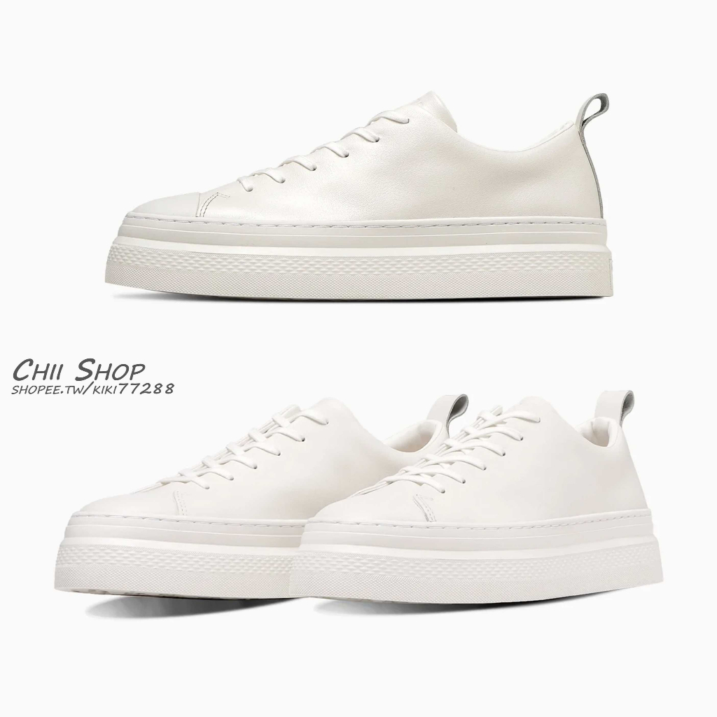 【CHII】日本限定 Converse ALL STAR COUPE BATEAU OX 皮革 白色