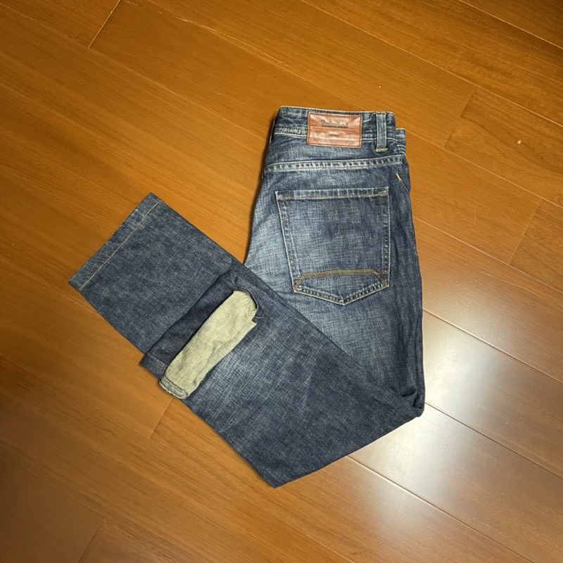 (Size 31/32版稍大) timberland 直筒牛仔褲 (3M33-2)