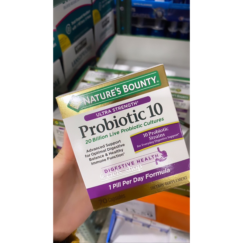 ☁️C.L.S.P🇺🇸 美國好市多Nature's Bounty自然之寶超強益生菌Probiotic 10 種益生菌