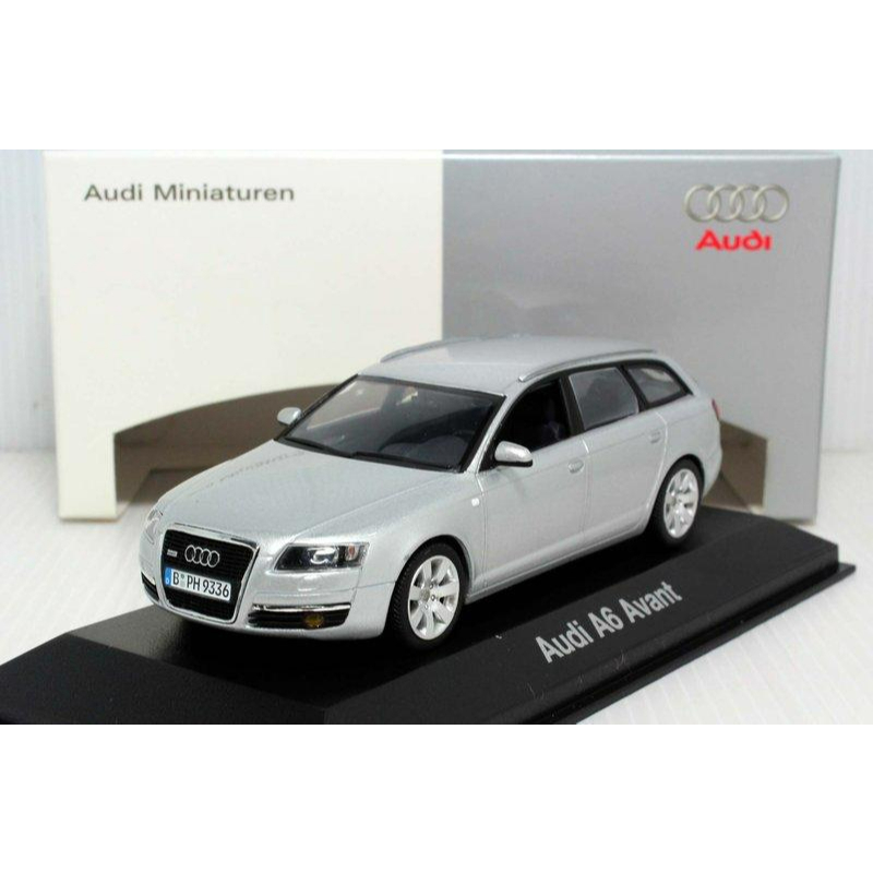 【M.A.S.H】[現貨特價]奧迪原廠 Minichamps 1/43 Audi A6 Avant 2004 silve