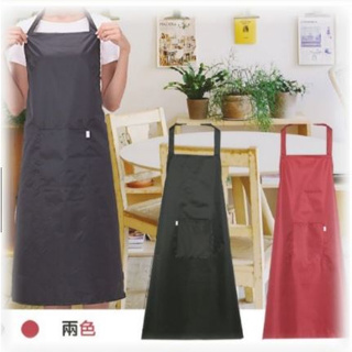 圍裙 PVC加大加厚防油不沾水圍裙 素色圍裙 黑色圍裙 素面圍裙 廚房圍裙