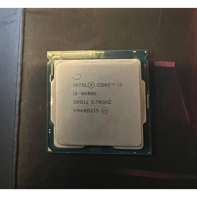 Intel Core i5-9600K 處理器 最高 4.60 GHz 原廠保固中