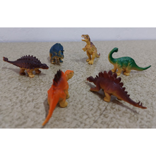 二手玩具 恐龍 恐龍六件組