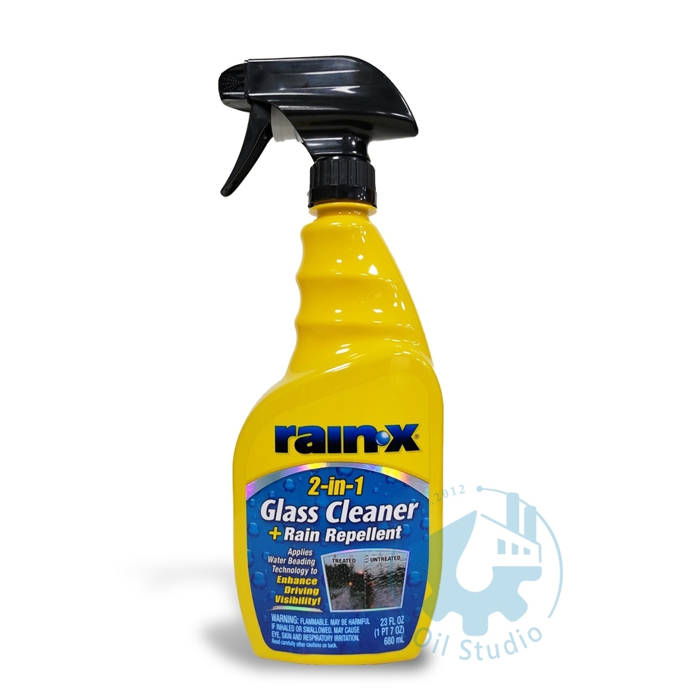 【美機油】RAIN X 潤克斯 Glass Cleaner &amp; Rain Repellent 2合1 玻璃 清潔+潑水