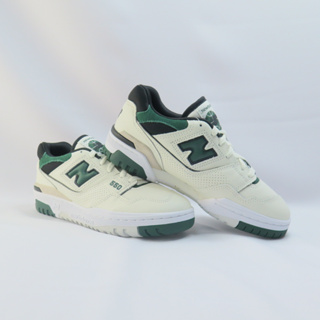 New Balance 550 男女 復古 休閒鞋 BB550VTC 米白x綠【iSport愛運動】