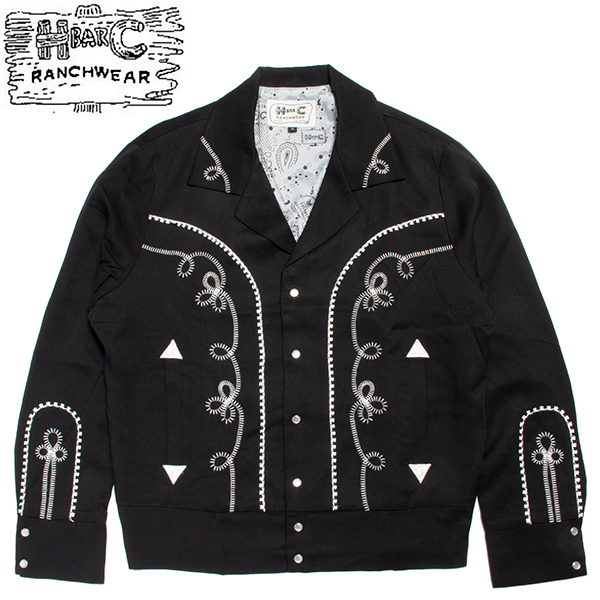 美國 H Bar C Ranchwear - The HBarC Bolero Jacket 西部外套 - BLACK