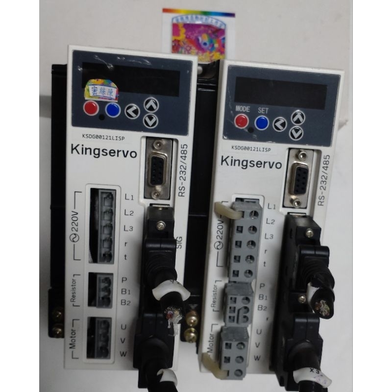 🌞二手現貨保固 KINGSERVO 伺服驅動器 KSDG00121LISP 100W RS-232/485 GD602