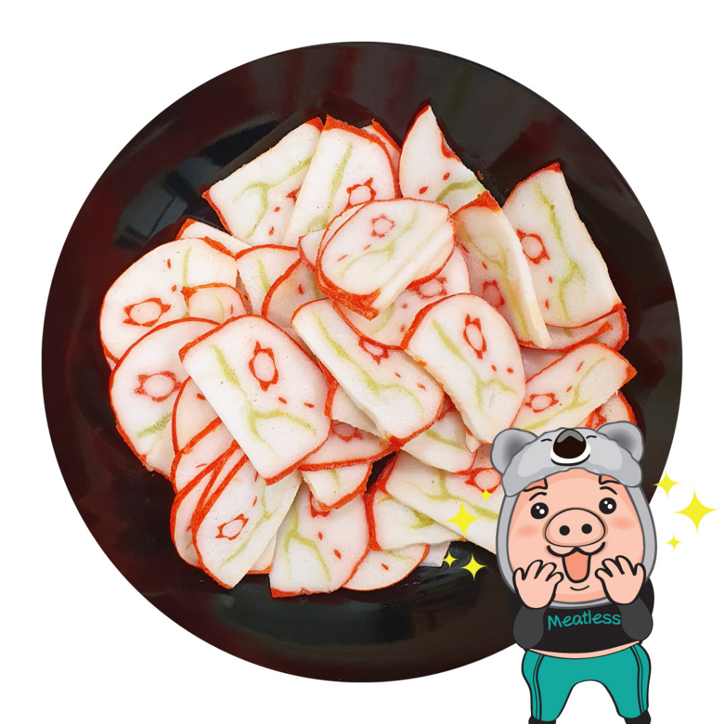【永祿豐】吉味 素食花片 素食造型魚板 素食花片魚板 日式火鍋櫻花蒲鉾 (300g) <全素>