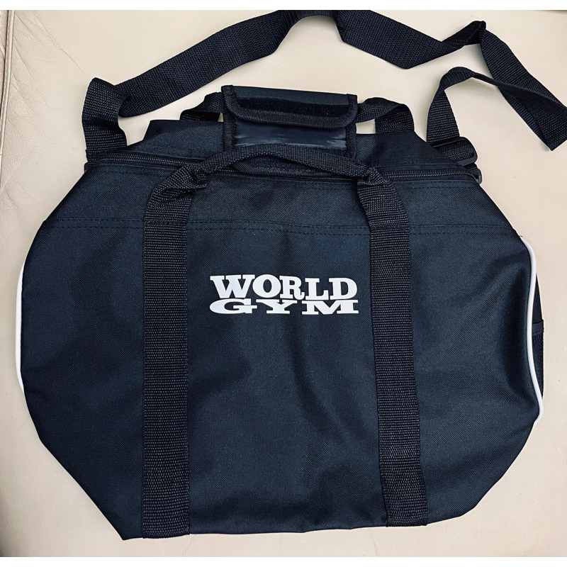 全新World Gym 健身俱樂部 運動包/運動袋附肩背帶