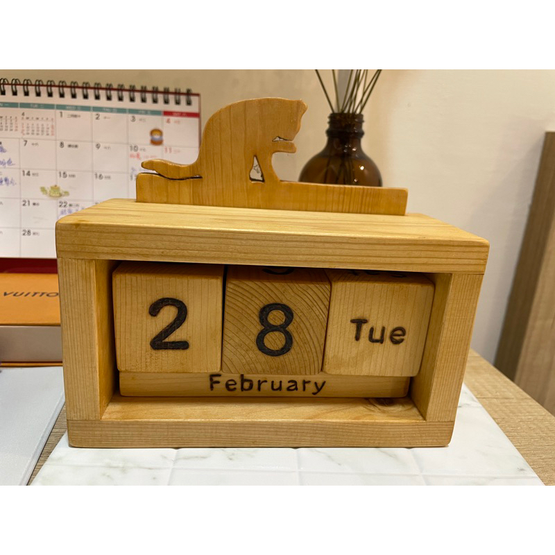 萬年曆 積木 桌上型日曆