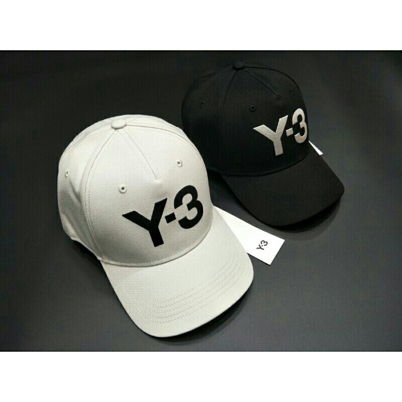 Y-3 LOGO CAP 刺繡 棒球帽 帽子  老帽 Y3 黑 H62981 淺灰 H62982