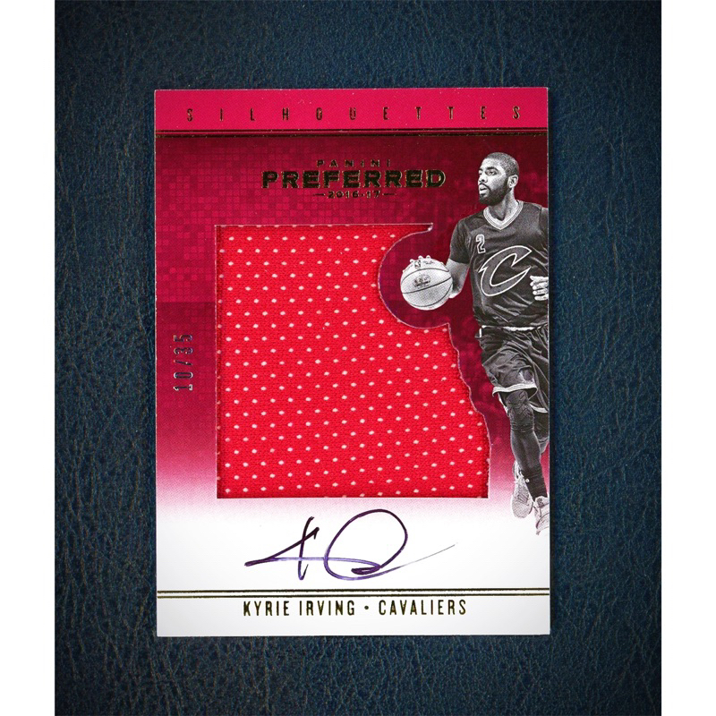 厄文 Kyrie Irving 美炸Preferred Silhouettes系列球衣卡面簽名卡 球員卡