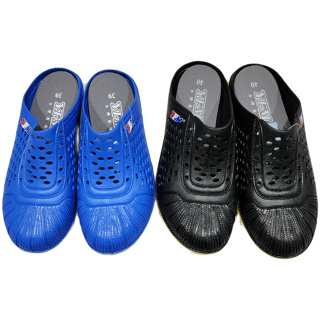 永豐美051 MIT防水洞洞鞋、懶人鞋、附鞋墊(藍/黑)