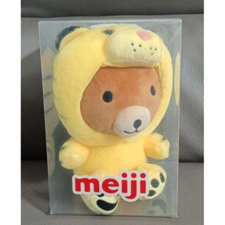 * 降價出清 meiji 明治 小熊 變裝 老虎 玩偶 絨毛 娃娃