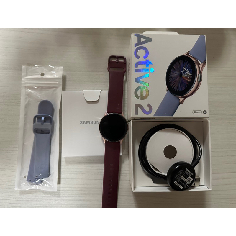 二手 Samsung 三星 Galaxy Watch Active 2 40mm紫色