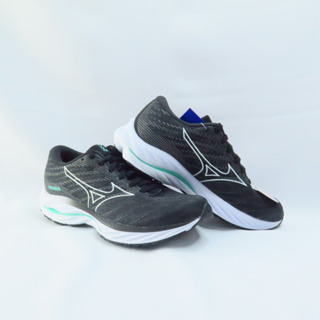 Mizuno WAVE RIDER 26 SW 女慢跑鞋 4E楦 J1GD220672 黑灰綠【iSport愛運動】