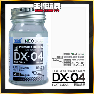 【大頭宅】modo摩多製漆所 NEO DX-04 消光透明 家庭號50ML 模型漆