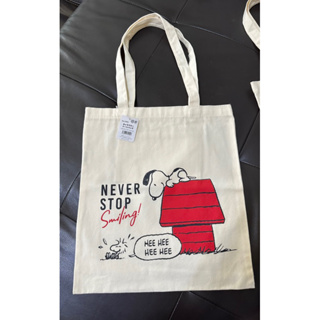 Snoopy 史努比帆布包 托特包 提袋 購物袋 提袋