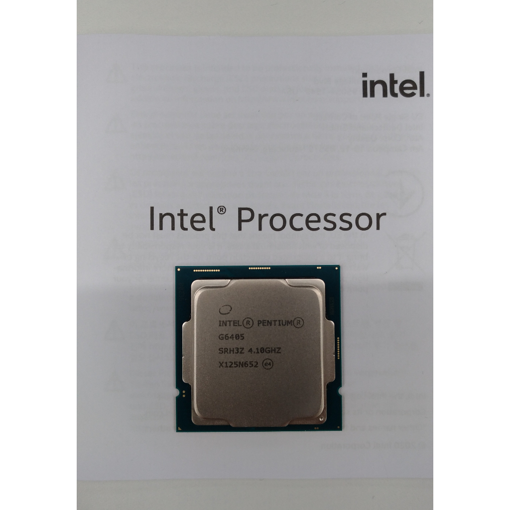 Intel Pentium Gold G6405 4.10GHz / 2C4T / UHD610 / 4MB 保固中