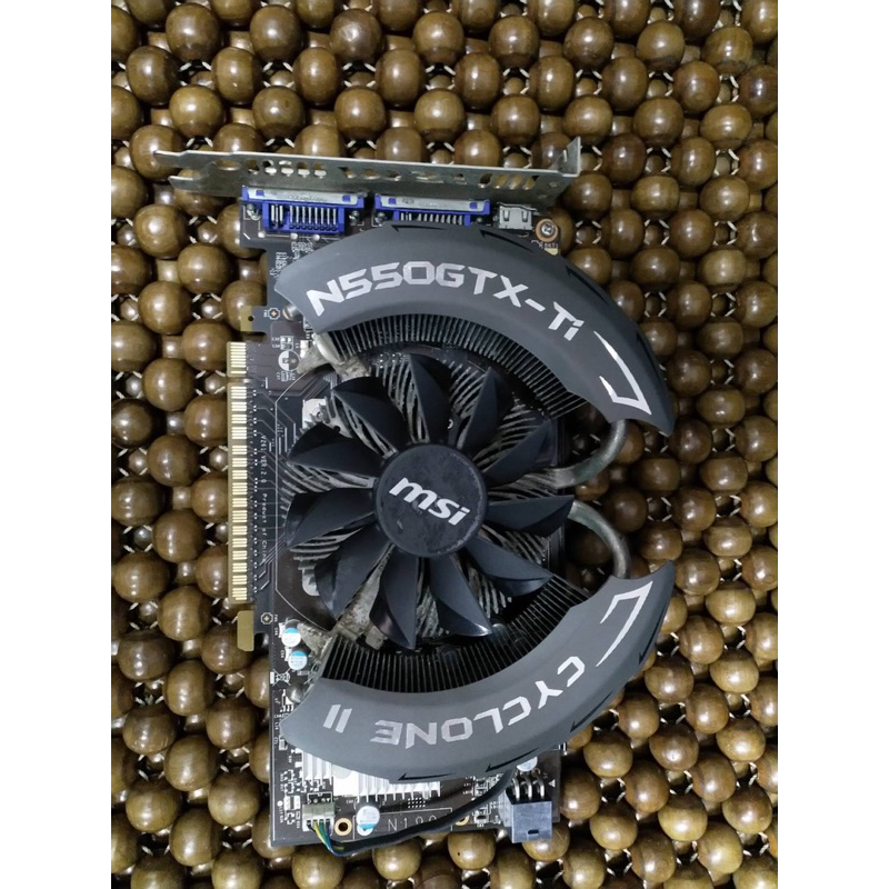 微星 MSI N550GTX-TI Cyclone OC( GTX 550 Ti) 顯示卡 -拆機良品