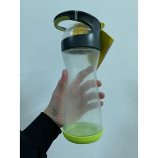 [全新] 檸檬隨身瓶/擠檸檬隨身水瓶/玻璃水瓶/多功能玻璃檸檬隨手瓶(壺) 綠色