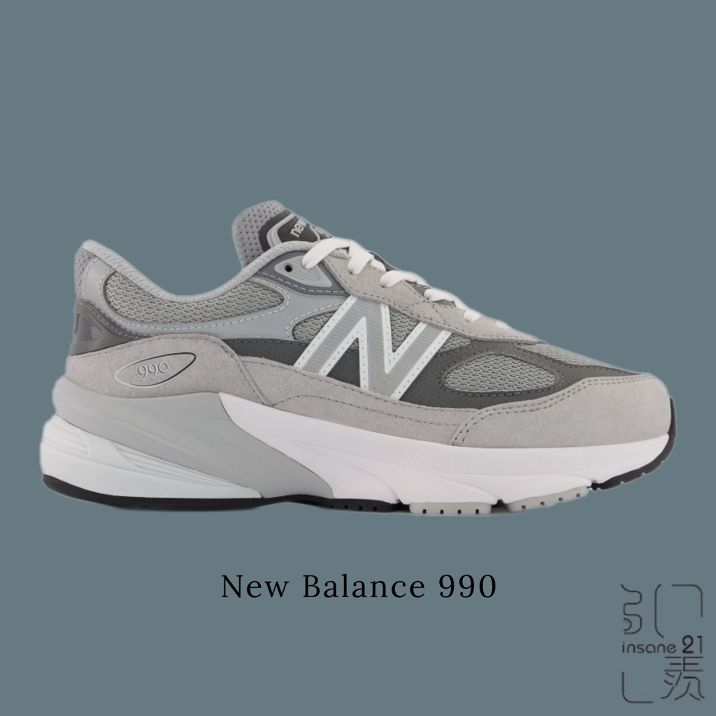 NEW BALANCE 990 V6 元祖灰 大童鞋 GC990GL6【Insane-21】