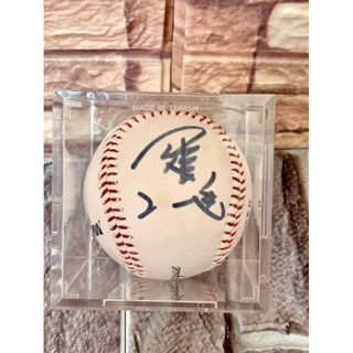 【收藏品】王建民簽名球 少見直式簽名 簽名球收藏 棒球簽名 簽名球 職棒 棒球 絕版品 （附球盒）