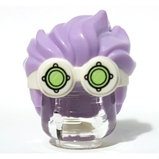 【樂高大補帖】LEGO 樂高 淡紫色 J.B. 防風鏡 頭髮 幽靈秘境【56298pb01/70424/70423】