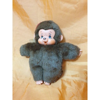 32- 夢奇奇 早期 絨毛 猴子娃娃 布偶 玩偶 塑膠臉 絨毛娃娃 懷舊