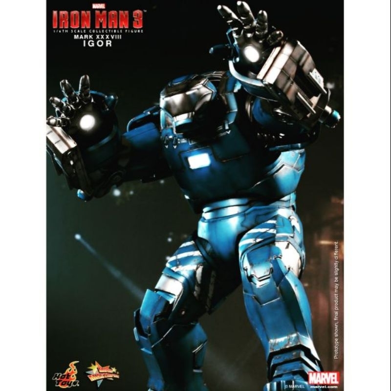 全新未拆 HOT TOYS 12吋 MMS215 鋼鐵人3 Mark 38mk38 馬克38