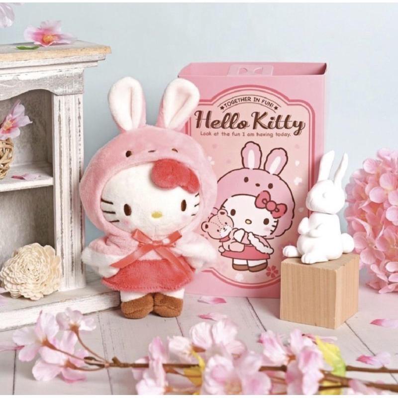 😻現貨😽7-11 兔年限定 Hello Kitty 5吋絨毛吊飾娃娃