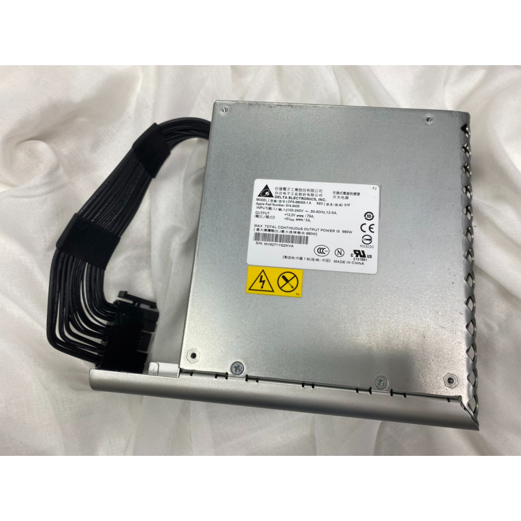 【搬家出清】Apple 蘋果 工作站 980W A1289 DPS-980BB-1 A 二手 中古 台達電 電源供應器