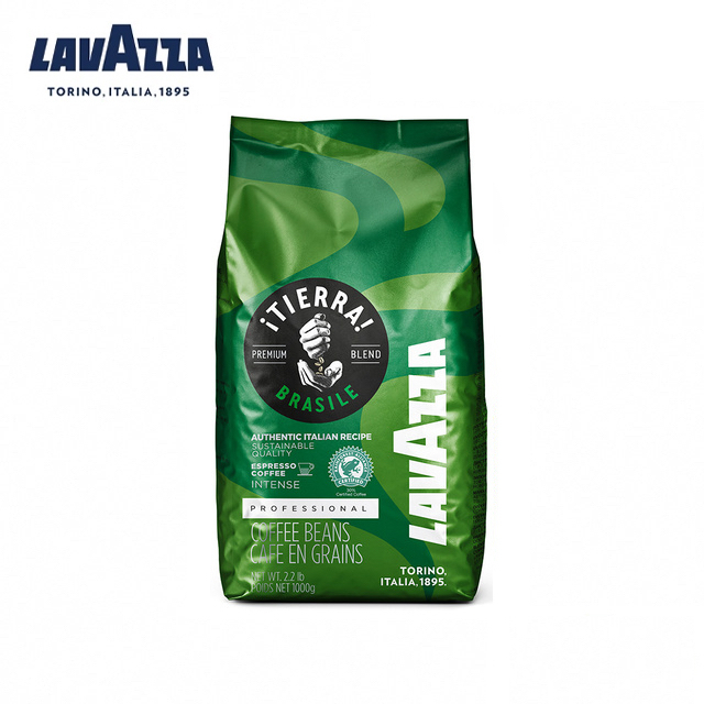 義大利【LAVAZZA】 TIERRA BRASILE BLEND ESPRESSO 咖啡豆｜2.2磅/1kg