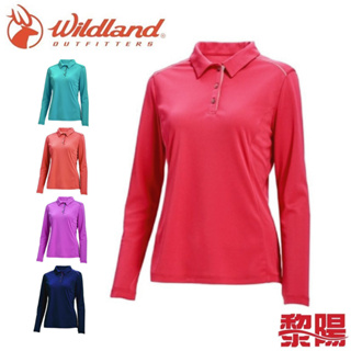 Wildland 荒野 POLO透氣排汗抗UV長袖衣 女款 (5色) 戶外/露營/登山 11W1669