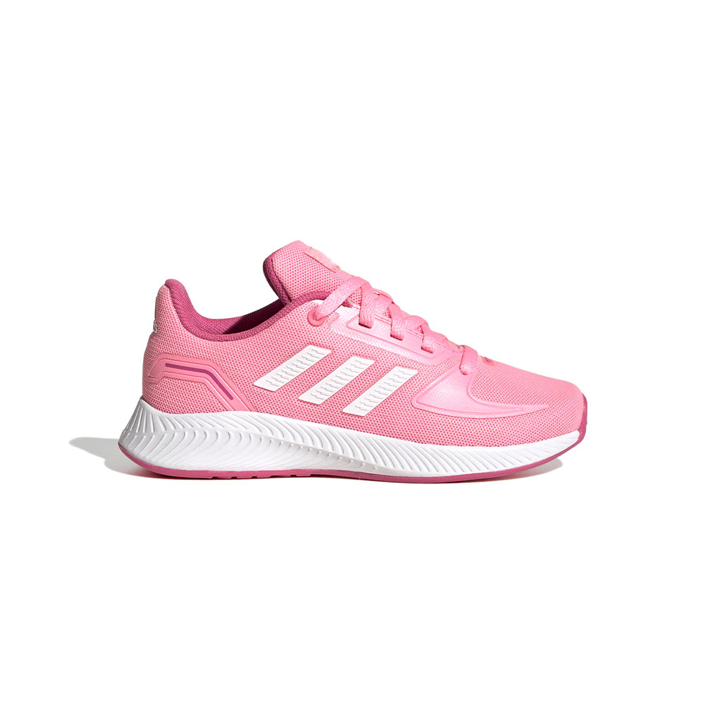 Adidas Runfalcon 2.0 中童 白粉 輕量 舒適 休閒 運動鞋鞋 HR1411