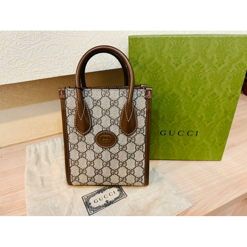 Gucci Mini Tote 琴譜包 迷你托特包 全新 台灣專櫃購入